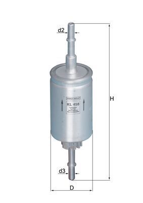 Degvielas filtrs - KL 458