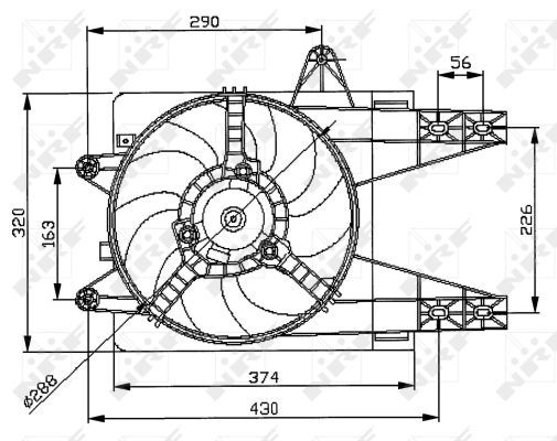 Ventilators, Motora dzesēšanas sistēma - 47038