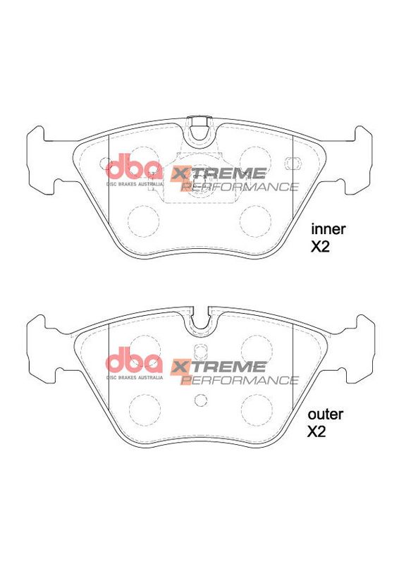 Brake Pads Xtreme Performance | Front Axle - DB1522XP