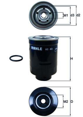 Degvielas filtrs - KC 83D