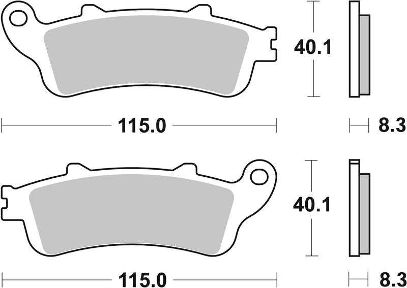 Bremžu kluču komplekts, Disku bremzes - MT07HO4308