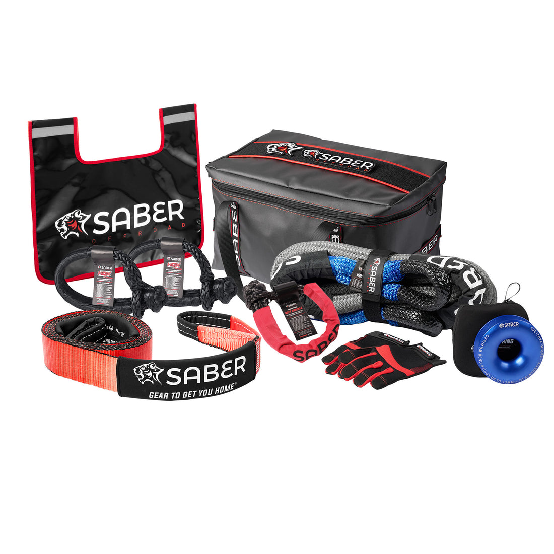 Saber 16K Offroad Ultimate Recovery Kit - SBR-16KKITU1