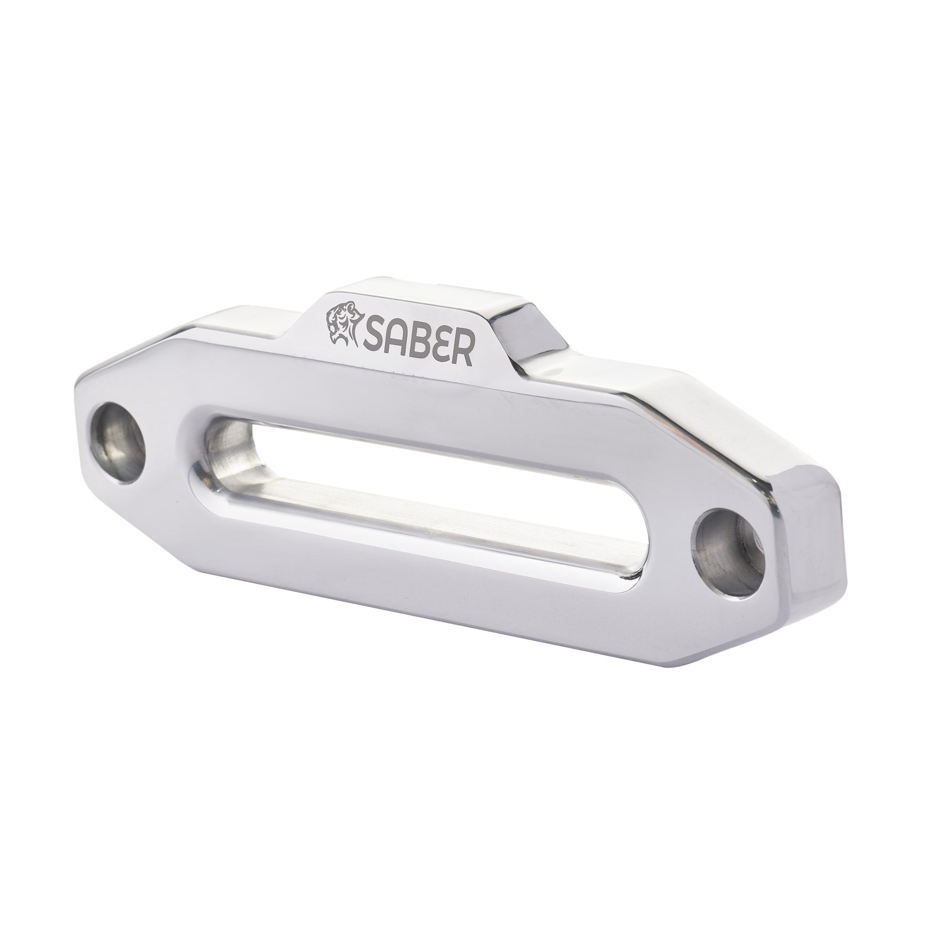 Saber Offroad Aluminium Standard Hawse Fairlead - Polished Alloy - SBR-FLP