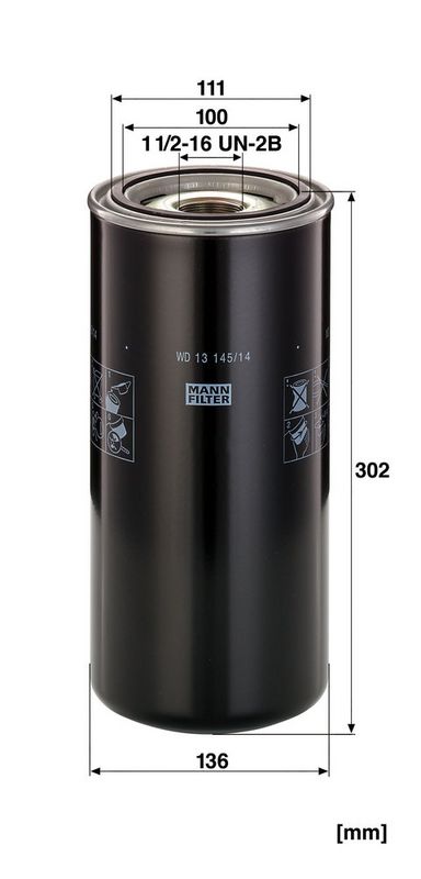Öljynsuodatin - WD 13 145/1