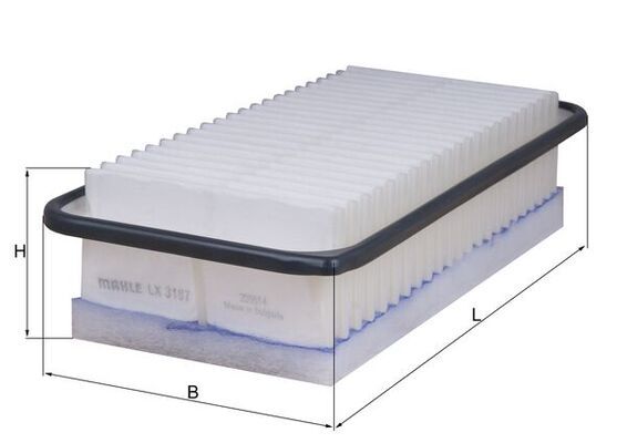 Gaisa filtrs - LX 3187