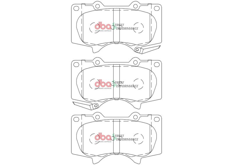 Brake Pads Street Performance | Front Axle - DB2380SP