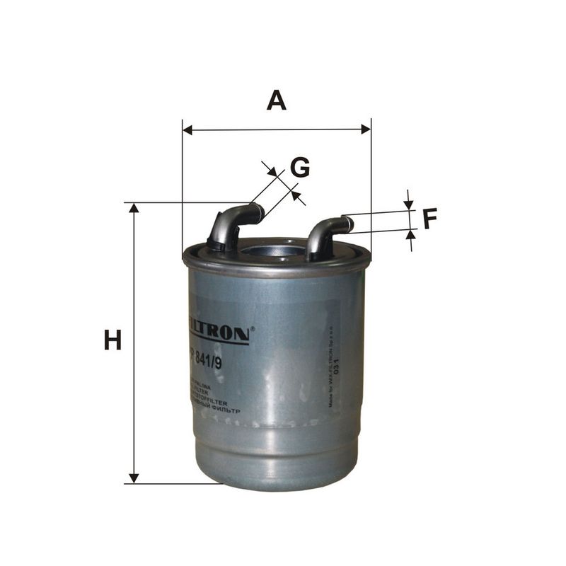 Degvielas filtrs - PP 841/9