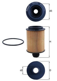 Eļļas filtrs - OX 553D