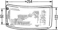 Pagrieziena signāla lukturis - 2BA 004 119-017