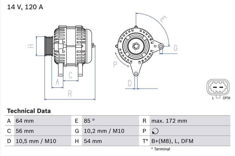 Laturi - 0 986 049 990