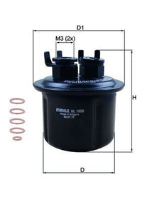 Degvielas filtrs - KL 1050D