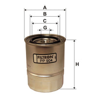 Degvielas filtrs - PP 904