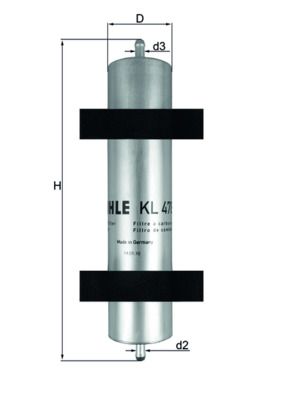 Degvielas filtrs - KL 478