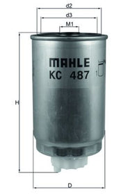 Degvielas filtrs - KC 487