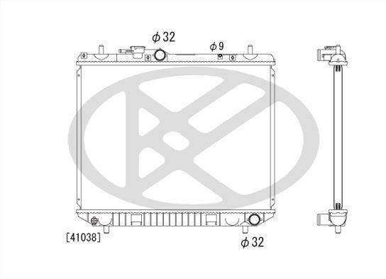 Motora dzesēsanas radiators - PL072781R