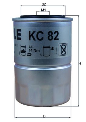 Degvielas filtrs - KC 82D