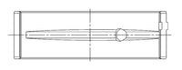 Main bearing set (ACL Race Series) - 7M1512H-.25