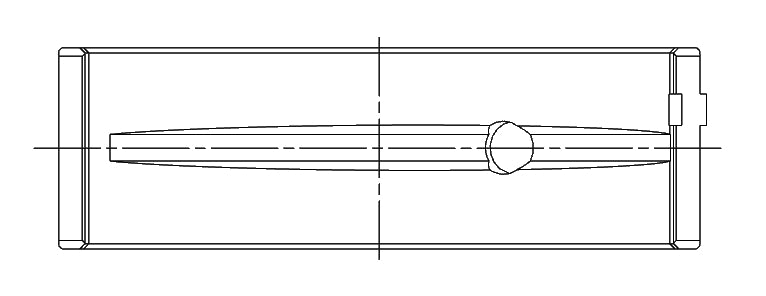 Main bearing set (ACL Race Series) - 7M1512H-.025