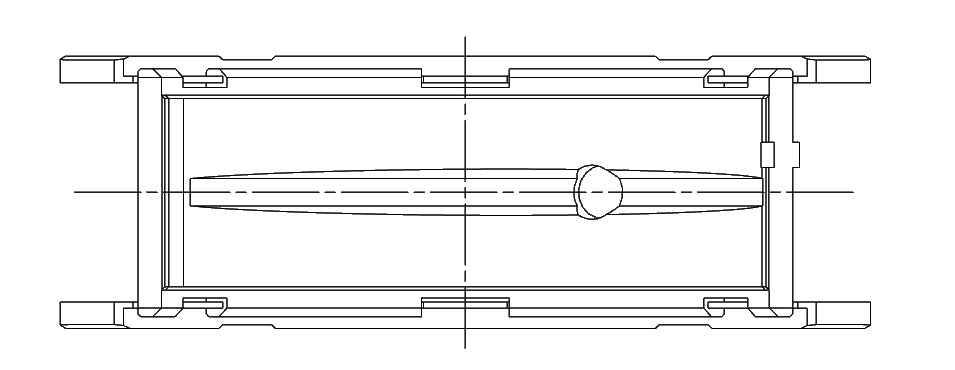 Main bearing set (ACL Race Series) - 7M1512H-.50