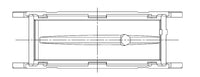 Main bearing set (ACL Race Series) - 7M1512H-.025