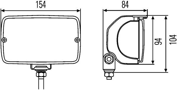 Reflektors, Darba gaismas lukturis - 1GA 998 522-011