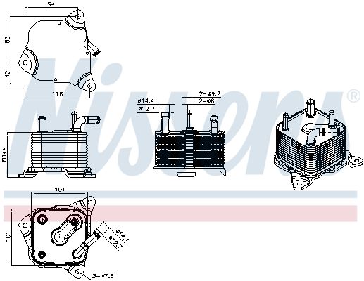 Eļļas radiators, Automātiskā pārnesumkārba - 91597