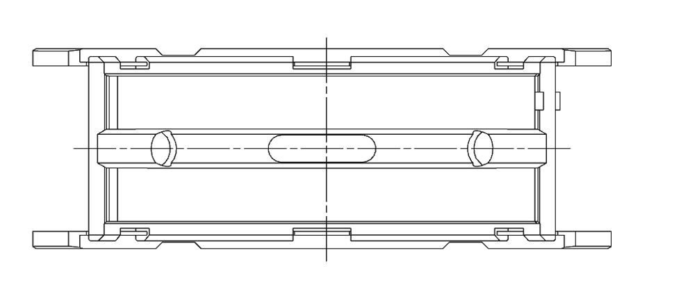 Main bearing set (ACL Race Series) - 5M1581H-STD