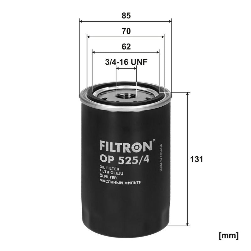 Eļļas filtrs - OP 525/4