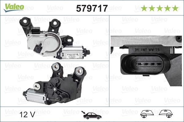 Stiklu tīrītāju motors - 579717