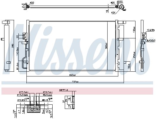 Lauhdutin, ilmastointilaite - 941063