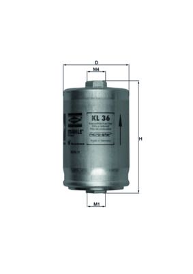 Degvielas filtrs - KL 36