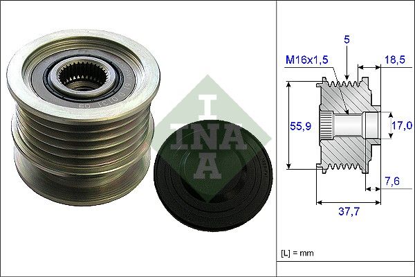 Ģeneratora skriemelis - 535 0169 10