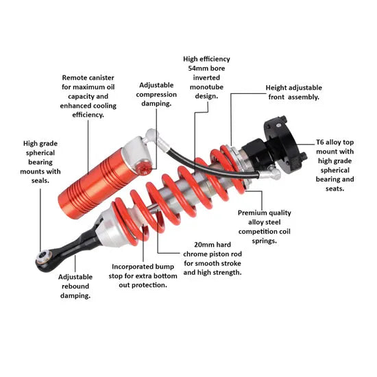 Pedders Trak Ryder Extreme XA Coilover Kit - 169002