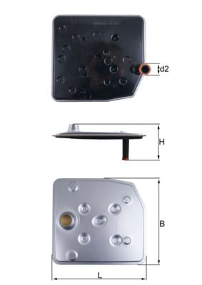 Hydrauliikkasuodatin, automaattivaihteisto - HX 263