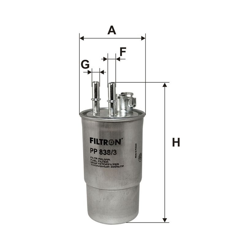 Degvielas filtrs - PP 838/3