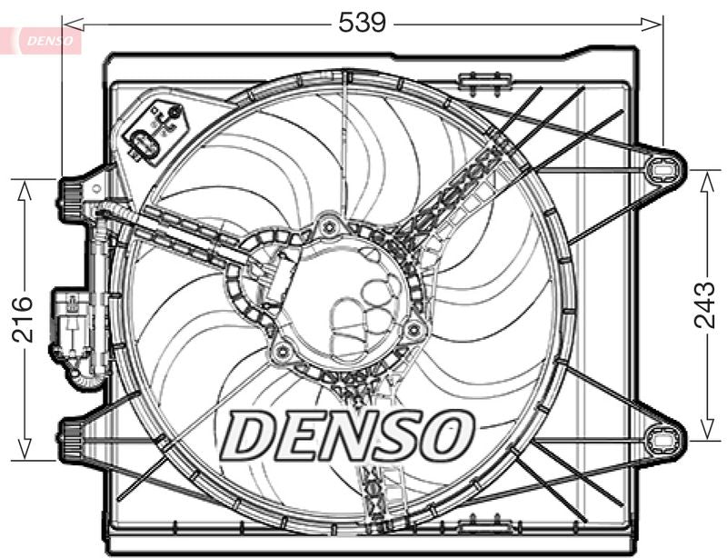 Ventilators, Motora dzesēšanas sistēma - DER09286