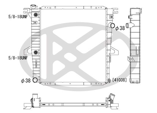 Motora dzesēsanas radiators - PL321269