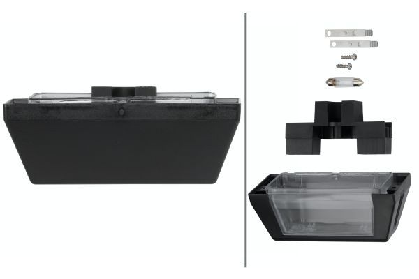Numurzīmes apgaismojuma lukturis - 2KA 340 118-001