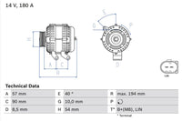 Laturi - 0 986 048 400