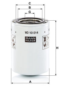 Hidraulikas filtrs - WD 10 014