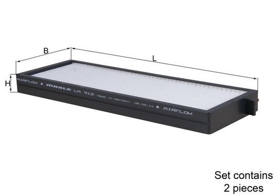 Salona filtrs - LA 912/S