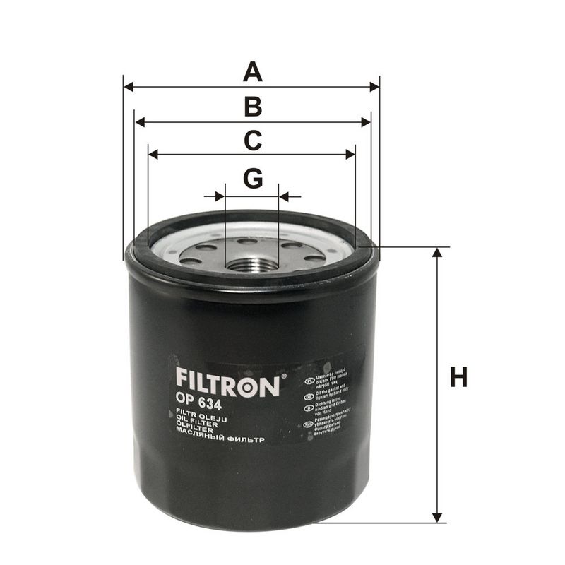 Eļļas filtrs - OP 634