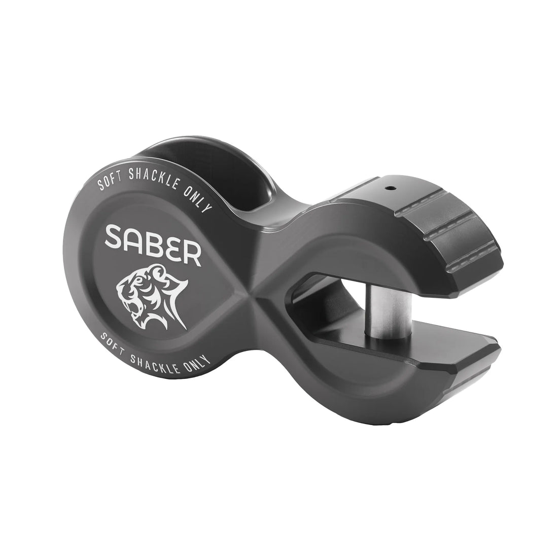 Saber 7075 Alloy Winch Shackle Pro - Cerakote Grey - SBR-AWSPROCG
