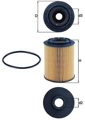 Eļļas filtrs - OX 160D