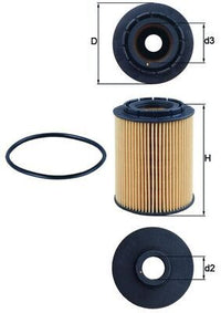 Eļļas filtrs - OX 160D