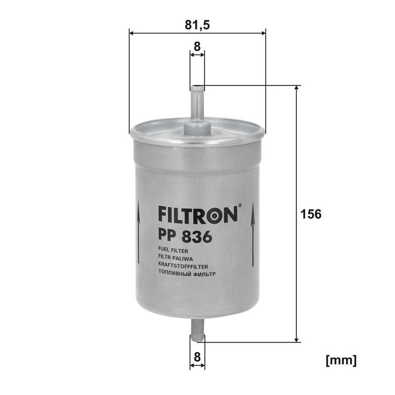 Degvielas filtrs - PP 836