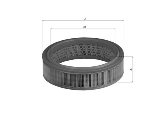 Gaisa filtrs - LX 158