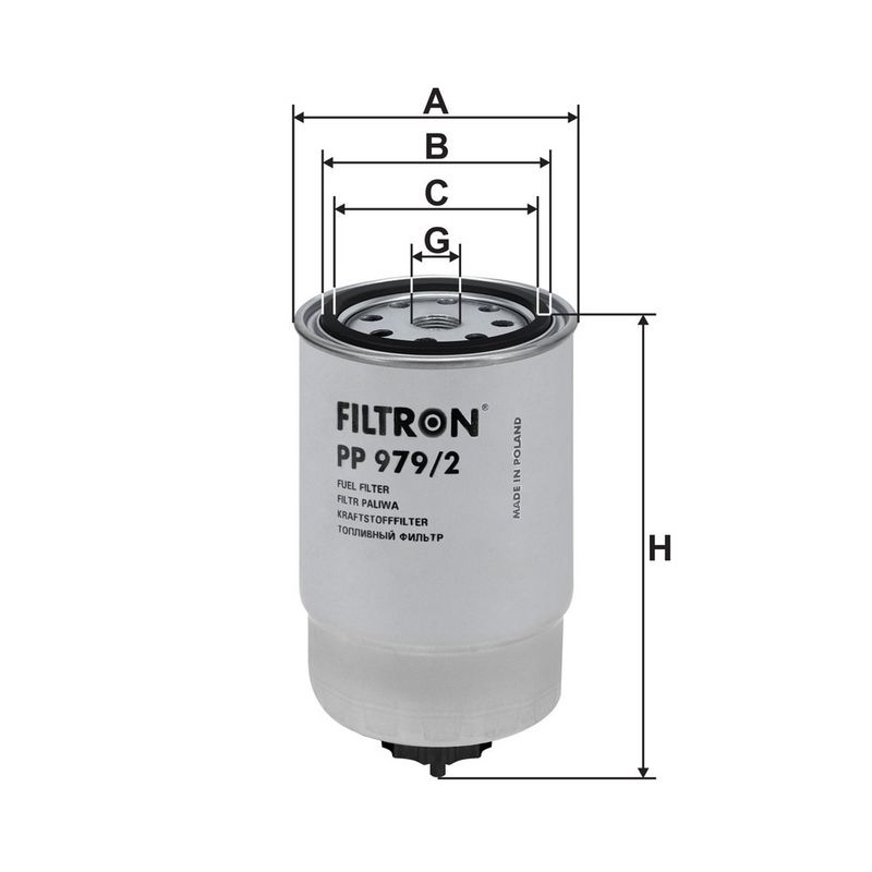Degvielas filtrs - PP 979/2