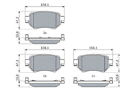 Jarrupala, levyjarru - 0 986 460 010