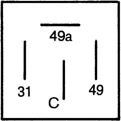 Pagrieziena signāla pārtraucējs - 4DB 001 887-041